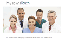 Tablet Screenshot of physicianstouch.com